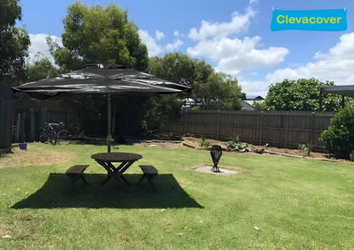 cover for fold up rotary clothesline