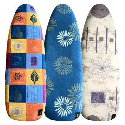 Ironing Board Cover show in all three designs