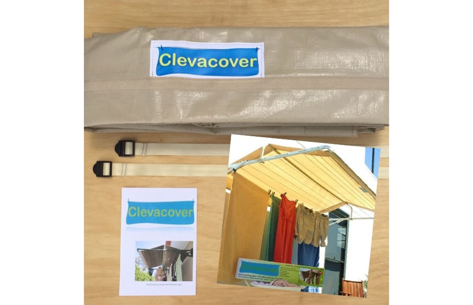 Replacement ONLY Fold Down Clothesline Cover 2.1m 2.4m Clevacover